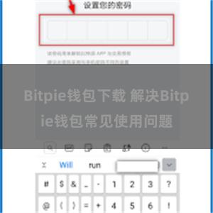 Bitpie钱包下载 解决Bitpie钱包常见使用问题