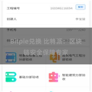 Bitpie兑换 比特派：区块链安全保障专家