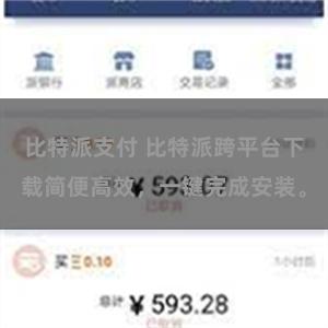 比特派支付 比特派跨平台下载简便高效，一键完成安装。