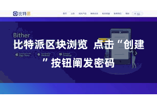 比特派区块浏览  点击“创建”按钮阐发密码