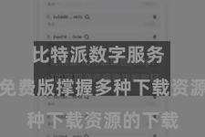 比特派数字服务 比特派免费版撑握多种下载资源的下载