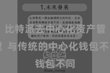 比特派去中心化资产管理  与传统的中心化钱包不同