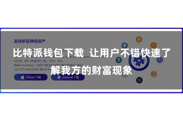 比特派钱包下载 让用户不错快速了解我方的财富现象